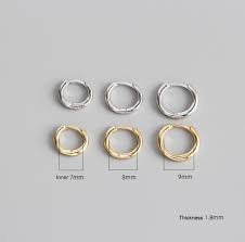 Sign up for emails & get extra 25% off! Trendy Minimalist 7mm 8mm 9mm Gold Plated Simple Plain Light Hoop Earing Gold Mini Small Thin Hoop Earrings 925 Buy Cartilage Earrings Tiny Hoop Earrings Mini Hoop Earrings Product On Alibaba Com