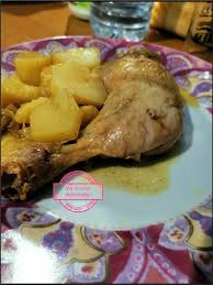 Cuisses De Poulet Et Ses Pommes De Terre Au Massale Recettes De Cuisine Cuisses De Poulet Poulet Pomme De Terre