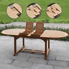 Outdoor dining table materials and styles. Extendable Patio Tables Patio Furniture The Home Depot