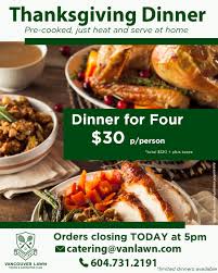 You have plenty of options to order thanksgiving dinner to go from your favorite grocery store or restaurant. Facebook
