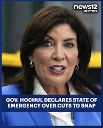 STATE OF EMERGENCY: Gov. Kathy Hochul has declared a state of emergency in  response to cuts to food assistance due to the federal government shutdown.  READ MORE: https://bit.ly/3JnIfKS