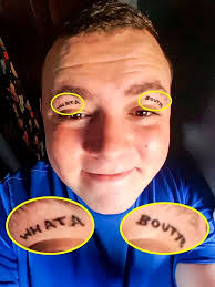Man fears he may never find love after getting embarrassing eyelid tattoo 