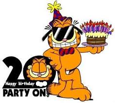 Happy Birthday Wishes For 20 Year Old Son Garfield 20 20th Birthday Wishes Happy 20th Birthday Birthday Wishes For Son