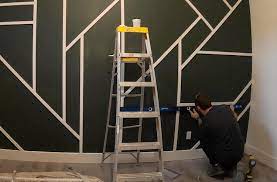 Between each cube's interior ledge, top surface, and the cubbies made from intersecting squares. Geometric Accent Wall Rogue Engineer