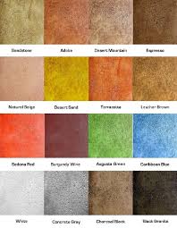 environmental green products soycrete color chart