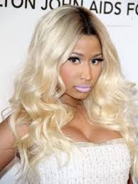 Nicki minaj blonde and black hair | nicki minaj, nicki. Nicki Minaj Blonde Synthetic Hair Wig With Dark Roots Rewigs Com