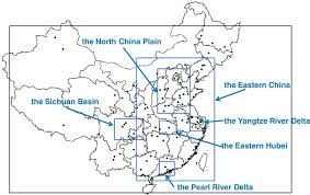 Display a map with a line showing a known route. What Letter On The Map Indicates The Location Of The North China Plain No Image Available Would Not Brainly Com