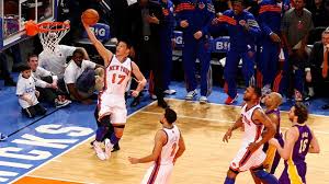 Lakers shake off knicks for 5th straight victory. Lin Makes Lakers Believe The Hype Knicks Blog Espn