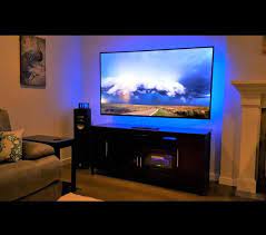 This Derlson Tv Backlight Kit Is Ideal For You To Customizing Your Home Theater Hdtv O Tv Lighting Modern Entertainment Center Entertainment Center Wall Unit