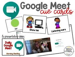 Google Meet Visual Cue Cards English Spanish Distance Learning In 2020 Cue Cards Digital Learning Classroom Learning Google Classroom