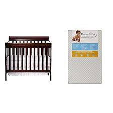 Dream On Me 4 In 1 Aden Convertible Mini Crib With Dream On Me 3 Portable Crib Mattress White For Product Info Please V Portable Crib Cribs Best Baby Cribs