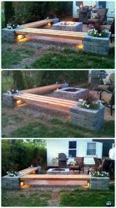 Go for a simple diy build 23 Fire Pit Bench Ideas Wood Diy Fire Pit Bench Wood Projects