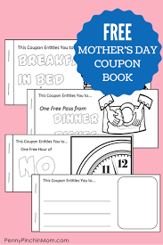 Fun Free Mother S Day Coupon Book Mother S Day Coupons Coupon Book Best Mothers Day Gifts