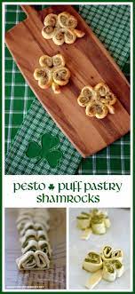 Puff Pastry Pesto Shamrocks St Patrick S Day Appetizers Irish Appetizers Irish Recipes