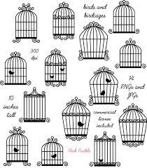 Birdcage Clip Art Clipart Bird Cage Clip Art Clipart Etsy Clip Art Bird Cage Art Clipart