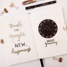 A Belated Hello To January And To 2019 My Theme This Month Is Horoscopes Because Somet Bullet Journal Ideas Pages January Bullet Journal Bullet Journal Themes