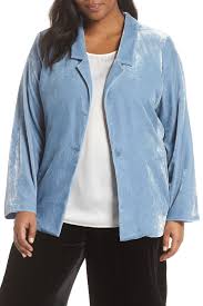 Eileen Fisher Velvet Blazer Plus Size Hautelook