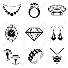 Black And White Necklace Clipart Pin Na Doske 04 Ui Object