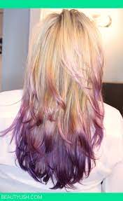 Or you can use a clarifying shampoo and after the lilac/blue has come out you can tone it. Deep Purple Hair Highlights
