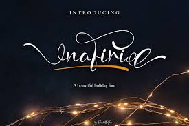 Nafiri Font By Yean Aguste Creative Fabrica Holiday Fonts Attractive Fonts New Fonts