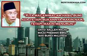 Sosial infotaiment perkongsian perkembangan berita dan isu semasa yang berlaku dalam dan luar negara untuk manfaat info bersama. Ekonomi Negara Malaysia Pandangan Datuk Salleh Majid