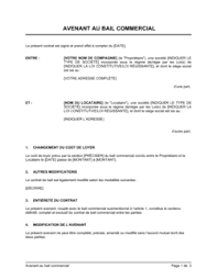 Check spelling or type a new query. Avenant Au Contrat De Location Modeles Exemples Pdf Biztree Com