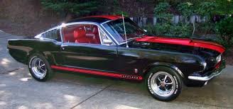 Black And Red Mustang Gt Phil S 1965 Mustang Gt A Code Fastback Raven Black With Red Pony Interior 4 Speed 1965 Mustang 1965 Mustang Gt Mustang Gt
