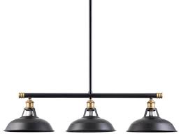 Alibaba.com offers 4,194 kitchen island lighting products. Olivera Kitchen Island Light With Led Bulb Antique Brass With Black Farmhouse Kitchen Island Lighting By Linea Di Liara Houzz