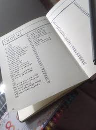 Bullet Journal Ideas Astrology Chart Kaijumaddy Bullet Journal Table Of Contents Astrology Chart Bullet Journal Key