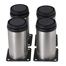Discounted Bqlzr Stainless Steel Kitchen Adjustable Feet Round 2 Dia Furniture Leg Pack Of 4 Bq Steel Kitchen Stainless Steel Table Stainless Steel Cabinets