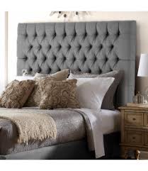 Metal beams & struts for sturdy support. Kate Headboard Queen Harmony Dark Grey