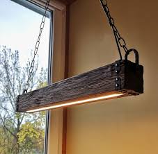 Wood Beam Led Pendant Light Chandelier Wooden Chandelier Etsy Wooden Chandelier Rustic Chandelier Rustic Lighting