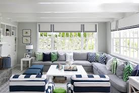 At one minute exciting and decadent, the for something quieter, colours like pale pink and grey greens look amazing.' with that in mind, you might also want to see our pink living room ideas. Gray And Blue Living Room With White Plank Coffee Table Cottage Living Room