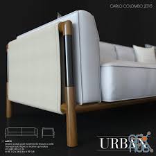 Urban unites the design of various periods with an industrial and contemporary architecture. 3d Model Giorgetti Urban Sofa By Sarlo Solombo Gfx Hub