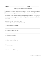 Also explore over 57 similar quizzes in this category. Figurative Language Worksheets Hyperbole Worksheets