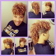Braided Mohawk With Sew In Natural Hair Styles Braided Mohawk Hairstyles Long Hair Styles Men