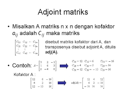 Check spelling or type a new query. Determinan Matriks Misalkan Det A A Adbc Determinan
