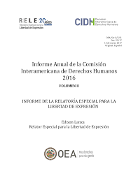 Informe Anual de la Comisión Interamericana de Derechos Humanos 2016