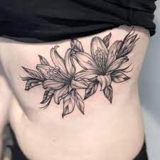 Black And White Lily Tattoos Novocom Top