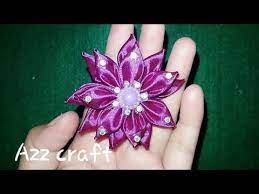 Cara membuat kerajinan tangan dengan bentuk pita. Cara Membuat Kerajinan Tangan Bros Pita Satin Azz45 Youtube Bros Pita Craft Work Crafts