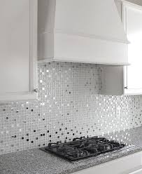 Shop tile and a variety of flooring products online at lowes.com. Modern White Glass Metal Kitchen Backsplash Tile Backsplash Com