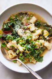 One Pot Braised Chard With Gnocchi Peas And Leeks Recipe Recipe In 2021 Leek Recipes Nyt Cooking Pasta Dishes