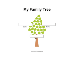 Family Trees For Kids