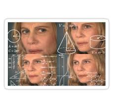 Confused Lady Math Meme Sticker Meme Template Math Memes Blank Memes