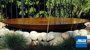 Gartenbrunnen Cortenstahl Schale Slink Ideen Mit Wasser Gartenbrunnen Garten Cortenstahl