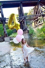 Kids Photography Birthday Pictures Nature 4th Birthday Birthday Girl Foil Balloons Birthday Girl Pictures Birthday Photoshoot Birthday Photography