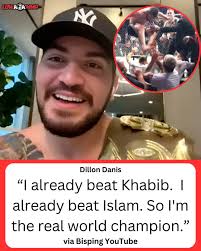 Dillon Danis says he already beat Khabib & Islam and is the real world  champion 😳