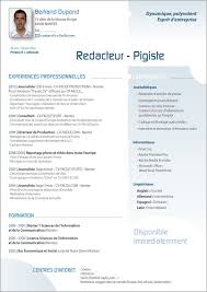 Modele Cv Redacteur Exemple Cv Original Modele Cv Exemple Cv Modele De Cv Original