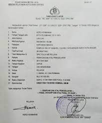 Maka setelah itu, laporan yang disampaikan kepada sentra pelayanan kepolisian terpadu (spkt) telah dinyatakan diterima. Diduga Melakukan Tindak Pidana Penipuan Dan Penggelapan Direktur Utama Pt Barazaki Bangun Negeri Dipolisikan Media Online Saksimata Co