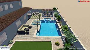 Kao Family backyard design concept by Jeremy Hunt at Presidential Pools,  Spas and Patio in Surprise, - YouTube